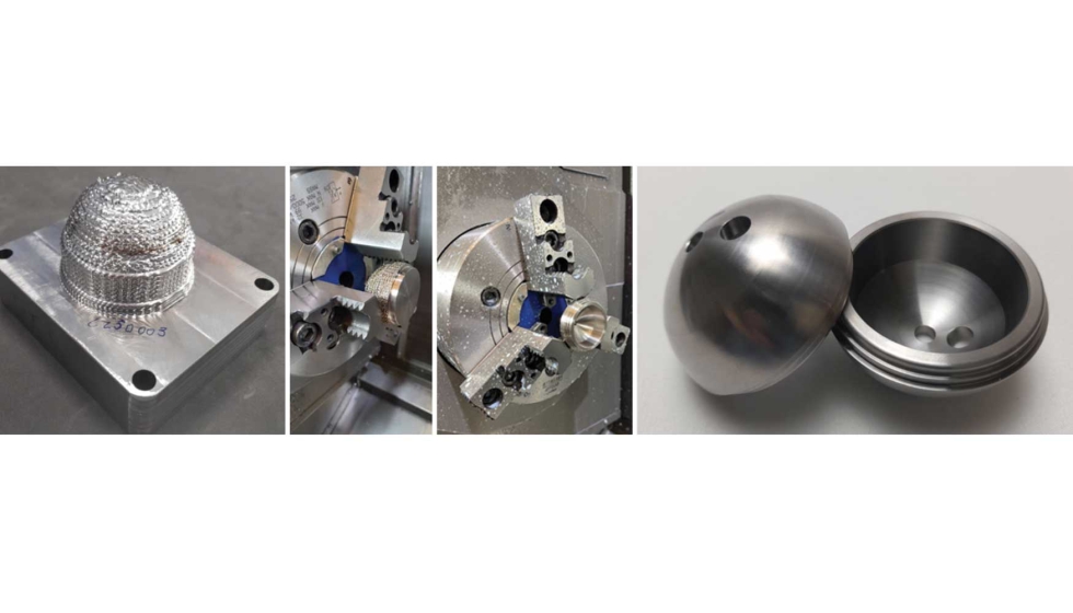 Mecanizados a partir de preforma de un cotilo acetabular, empresa Lemar Leben Group