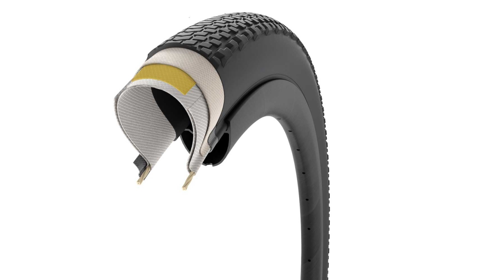  Pirelli Cinturato Gravel, modelo H negro y lnea High Performance, con la nueva estructura ProWALL