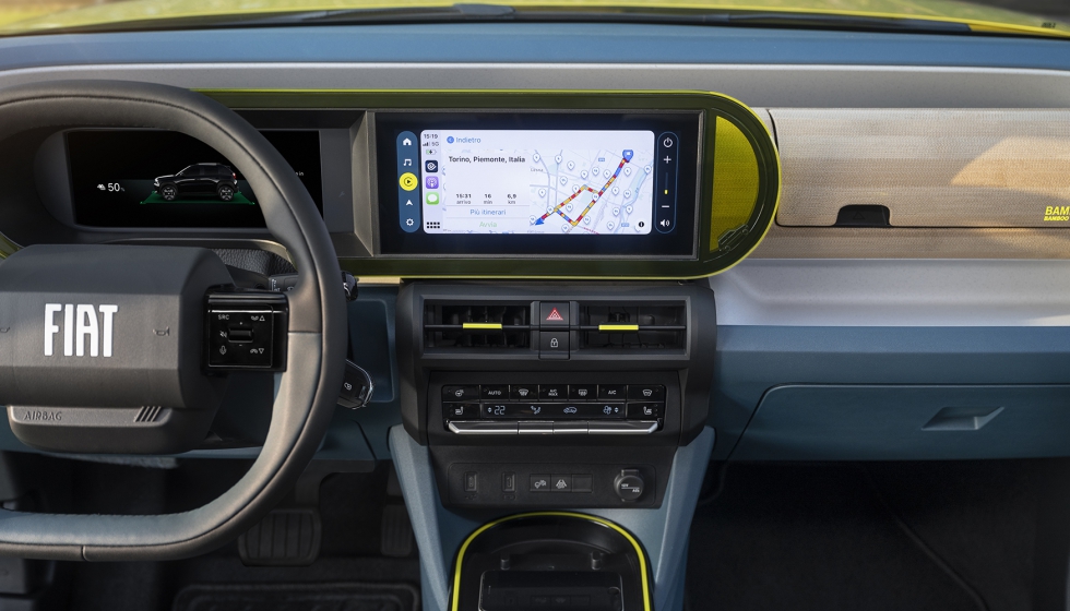 Fiat Grande Panda: tablero