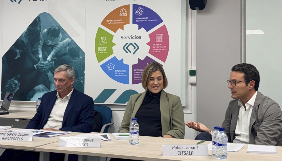 Pablo Tamarit seal los retos prcticos del reciclado de plsticos...