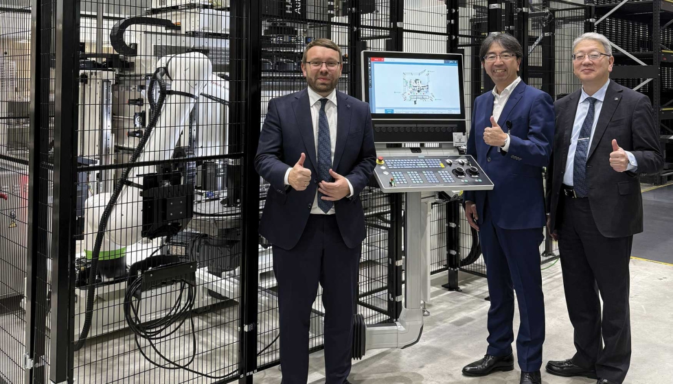 Haimer Automation Cube One ha supuesto una revolucin en la planta de produccin de DMG MORI Iga. De izq. a dcha...