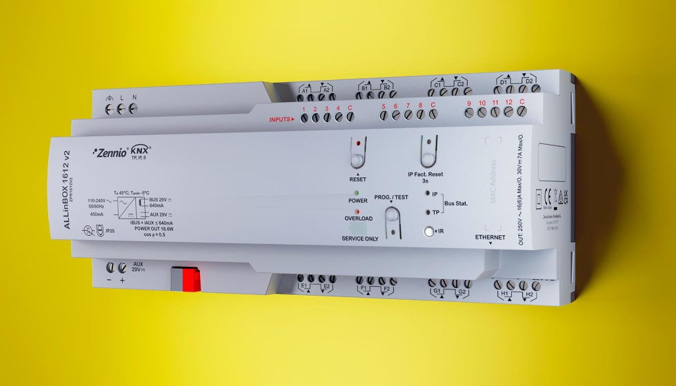 Actuadores como el AllinBOX permiten gestionar la instalacin KNX
