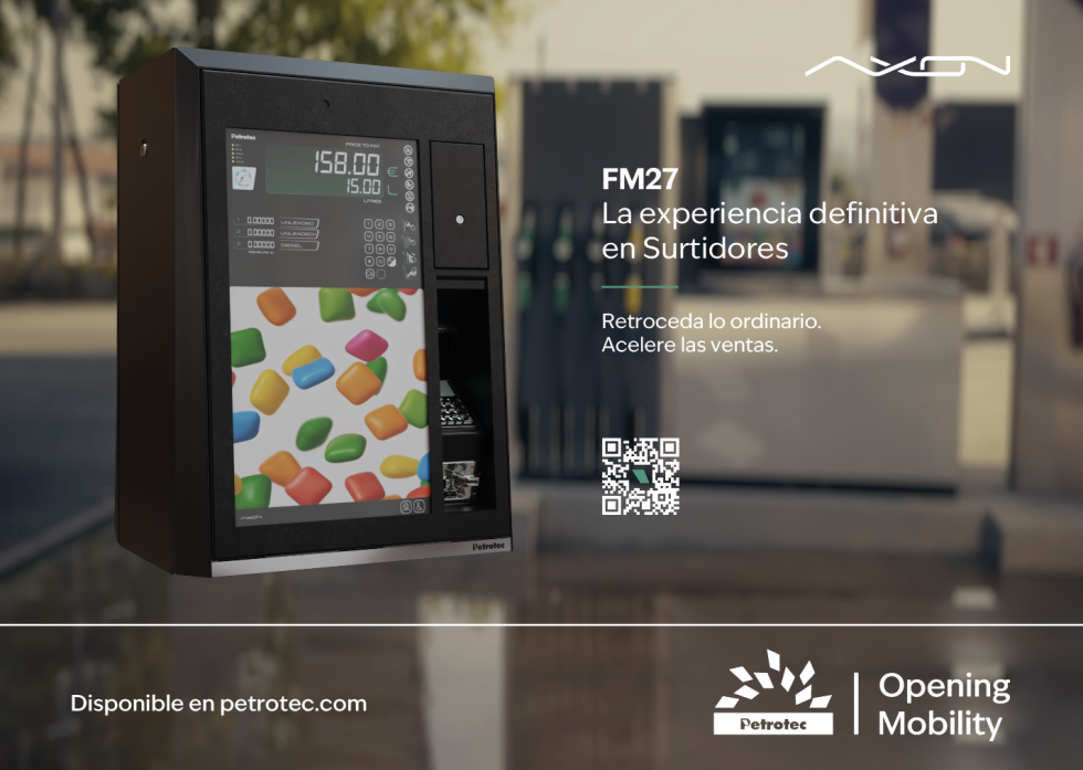 El FM27 est concebido para que el acto de repostar pase a ser una interaccin conectada y totalmente digital