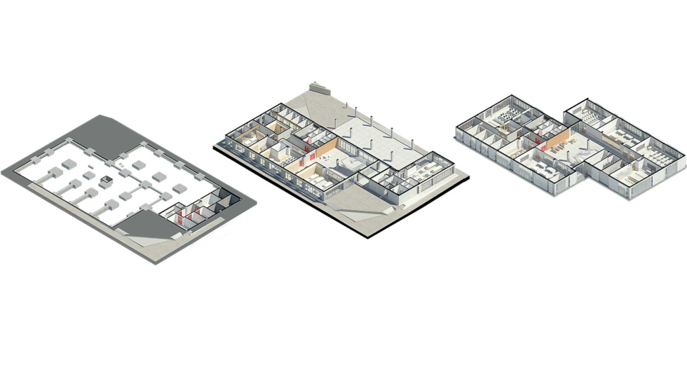 Planta subterrnea - Planta baja - Primera planta