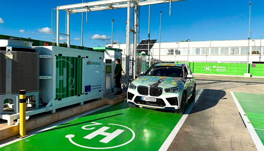 La estacin de repostaje de hidrgeno de Iberdrola en Barcelona puso punto y final al recorrido