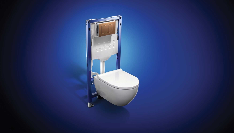 Geberit mostrar su solucin completa para el inodoro, que combina cisternas empotradas y aparatos sanitarios con tecnologa TurboFlush...