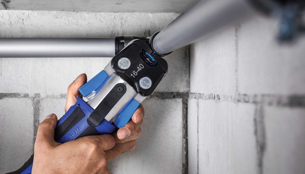 Geberit tambin exhibir sus sistemas de tuberas FlowFit y Mapress...