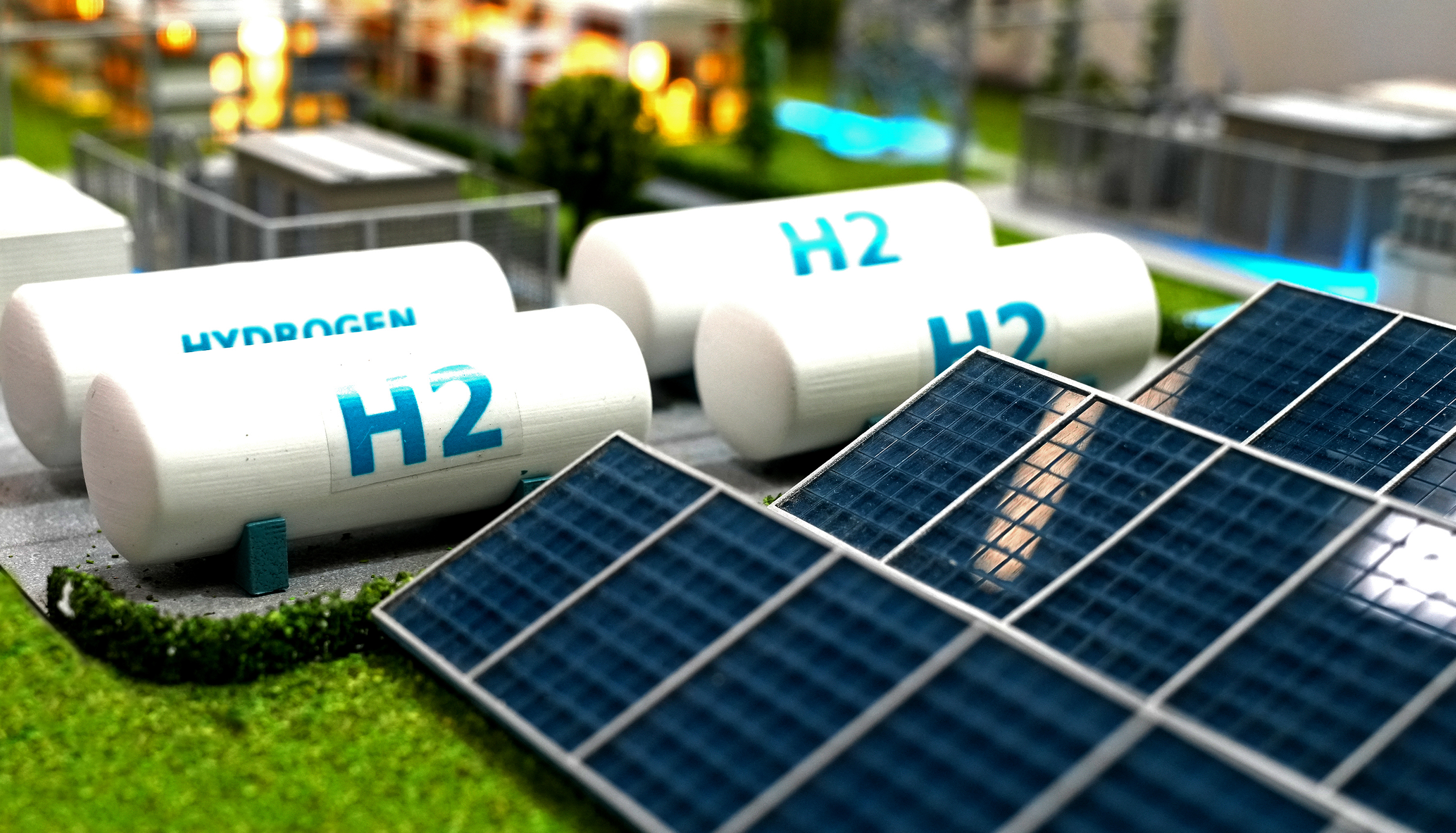 El hidrgeno permite almacenar grandes cantidades de energa renovable de forma prolongada y liberarla bajo demanda...