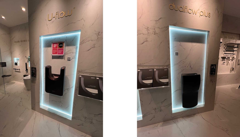 Mediclinics tambin ha reforzado su oferta de secadores de manos con Uflow y Dual Flow Plus