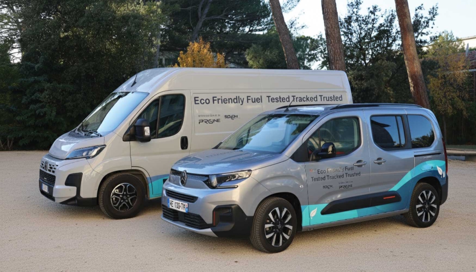 Furgonetas de Stellantis equipadas con tecnologa SP3H recorrern Europa demostrando el uso real y certificado de HVO