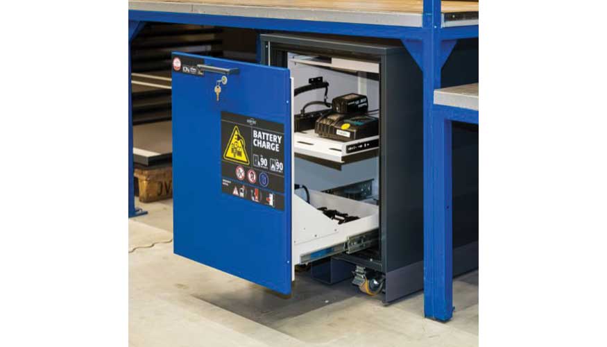 armarios baterias ion litio para cargar y almacenar Trafic Medioambiente (2)