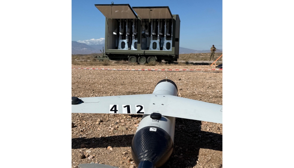 El sistema Hornet de Destinus durante la demostracin en Almera