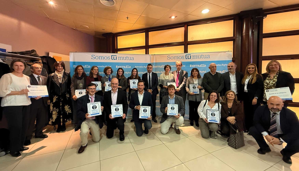Imagen de los galardonados con los Premios de Prevencin de Riesgos Laborales Eladio Gonzlez Malmierca