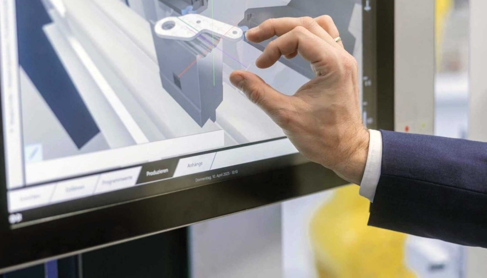 El equipo de Steinhuber puede programar piezas sencillas en aproximadamente una hora