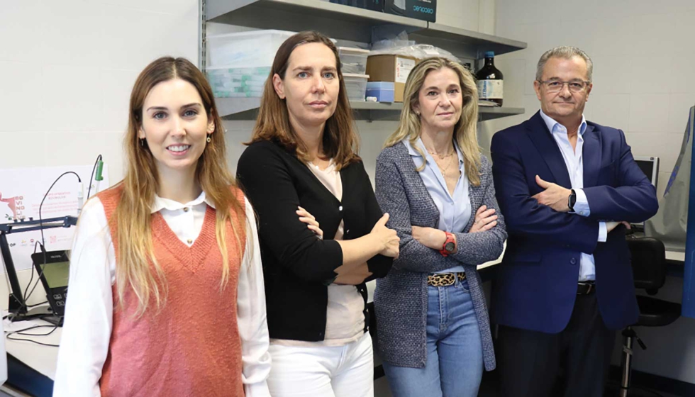 El equipo que ha llevado a cabo la investigacin. De izquierda a derecha, Maite Snchez, Carmen Avils, Montserrat Vioque y Rafael Gmez...