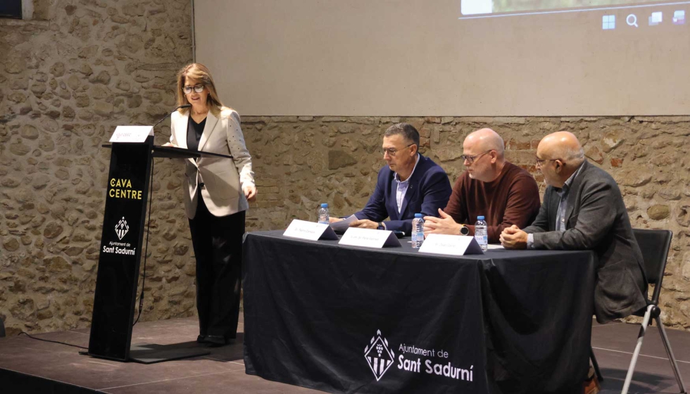 Un momento de la inauguracin de la jornada, que cont con la intervencin de Gemma Sivill, directora de la Fundacin Pro Peneds...