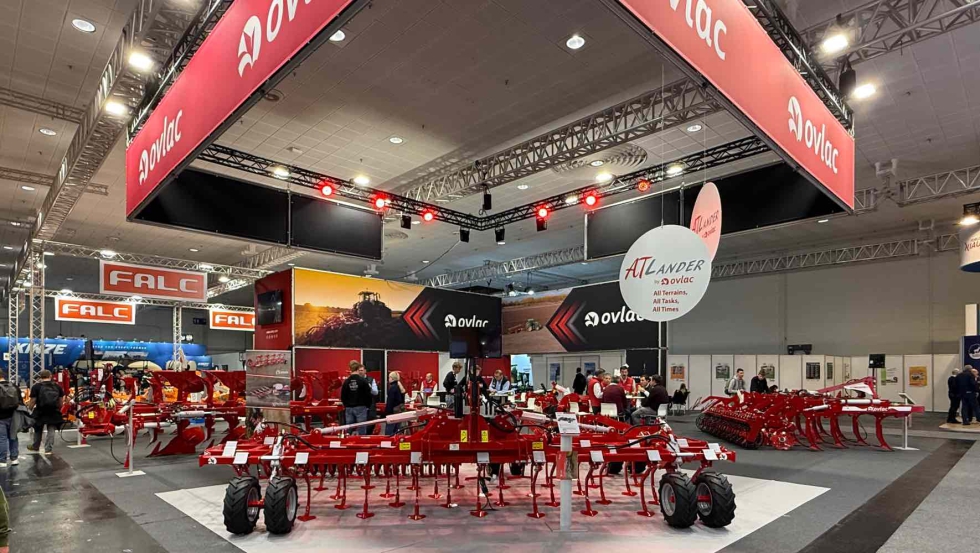 El stand de Ovlac mostr una completa seleccin de sus equipos ms representativos