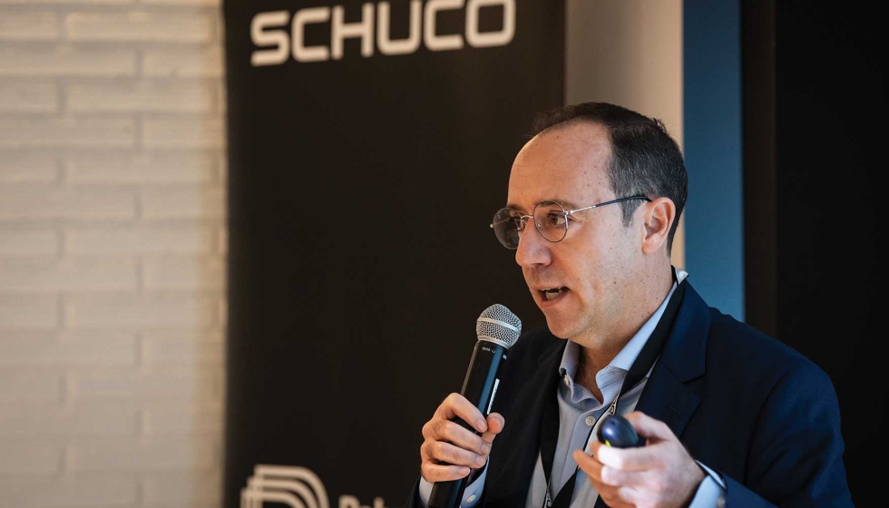 Jaime Fern�ndez, director de la asociaci�n ASOVEN PVC, hablando sobre la evoluci�n del mercado de las ventanas de PVC...