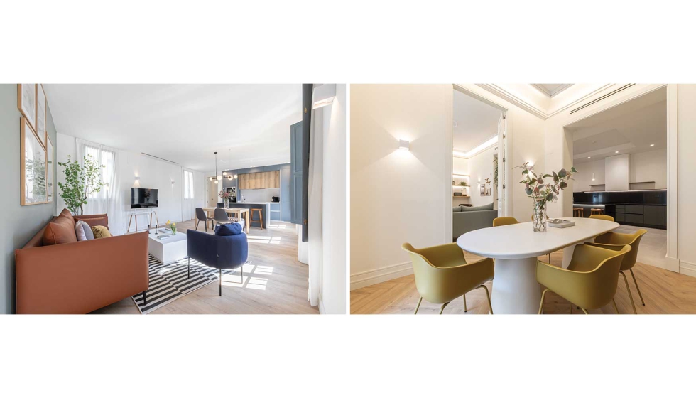 La cocina se abre al saln-comedor para ofrecer espacios ms difanos. Fotos: Gaztelu Arquitectura