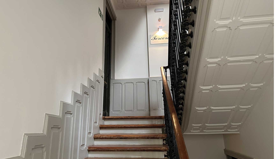 Los ncleos de escaleras constituyen elementos de alto valor arquitectnico