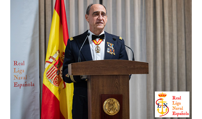 D. Juan Daz Cano, presidente de la Real Liga Naval Espaola