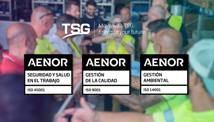 �Estas certificaciones reflejan la dedicaci�n de TSG Ib�rica a la excelencia...