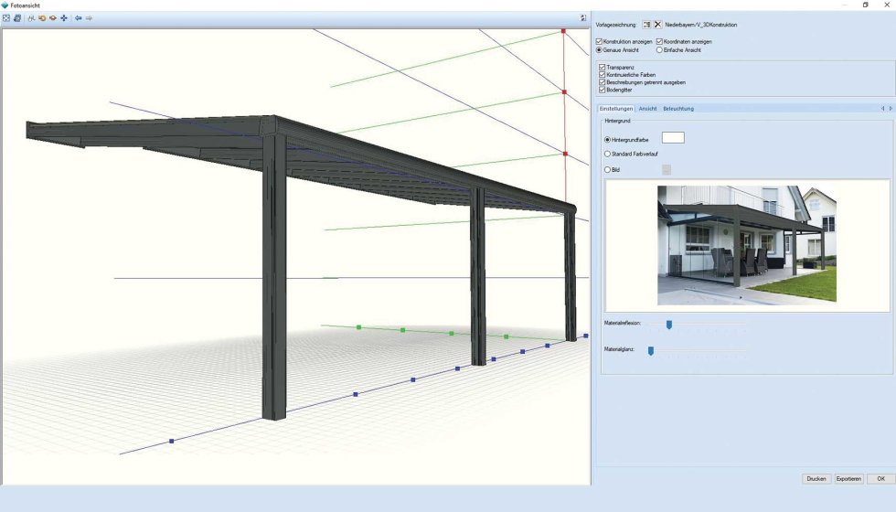 Klaes 3D resuelve las posibles dificultades de geometras complejas que presentan las prgolas