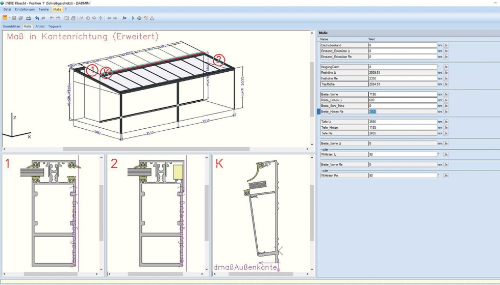 Klaes 3D acta como un centro de control digital que unifica el proceso completo, desde la concepcin hasta el corte final...