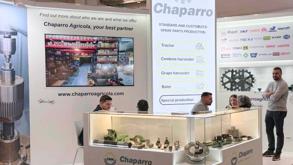 Reuniones y contactos en el stand de Chaparro Agrcola e Industrial
