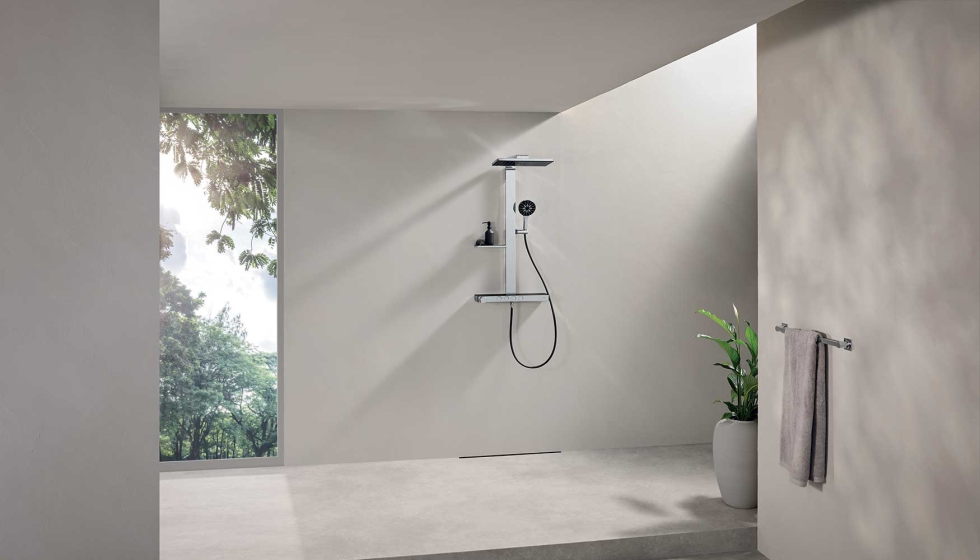 El diseo se consolida como un factor crucial en la decisin de compra de sistemas de ducha. Rainshower Aqua Pure