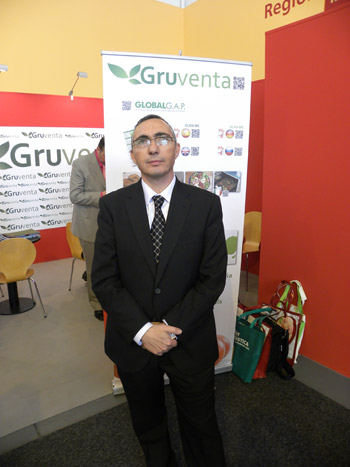 Fermn Snchez, director general de Gruventa, tras la presentacin de la nueva campaa en Fruit Logistica