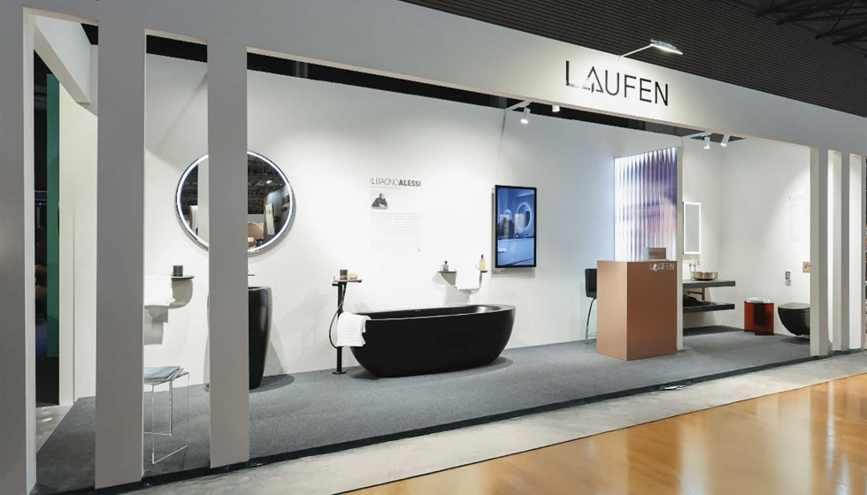Stand de Laufen en interihotel BCN 2025