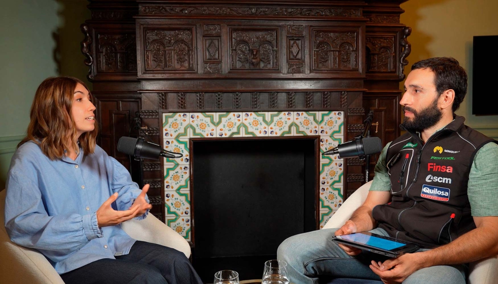 Instantnea de uno de los podcasts de Mucho ms que carpintera