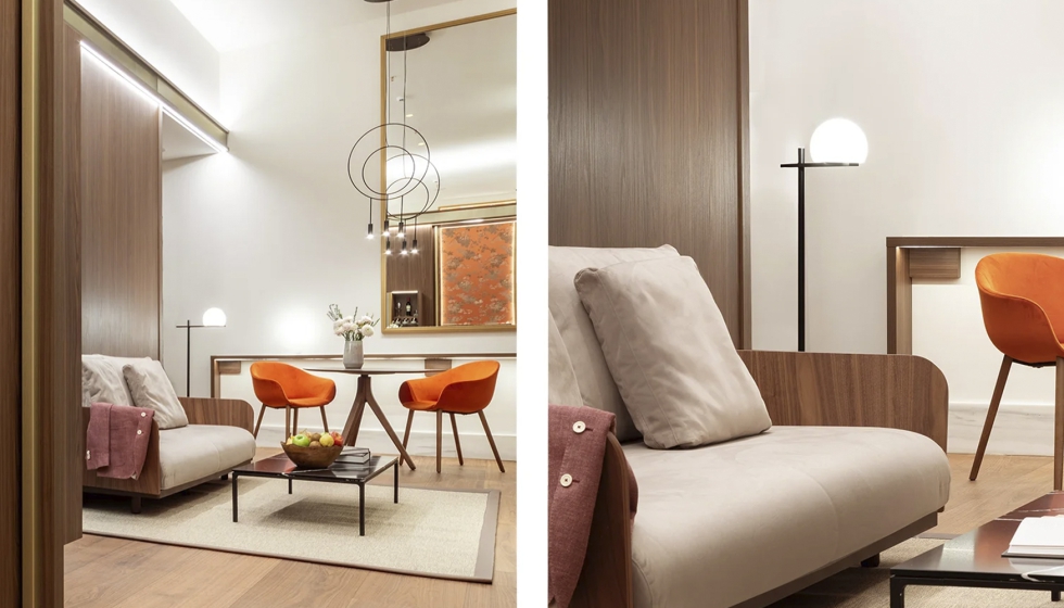 Revolta a�ade un gesto escultural junto a sus formas circulares suspendidas que generan movimiento y profundidad