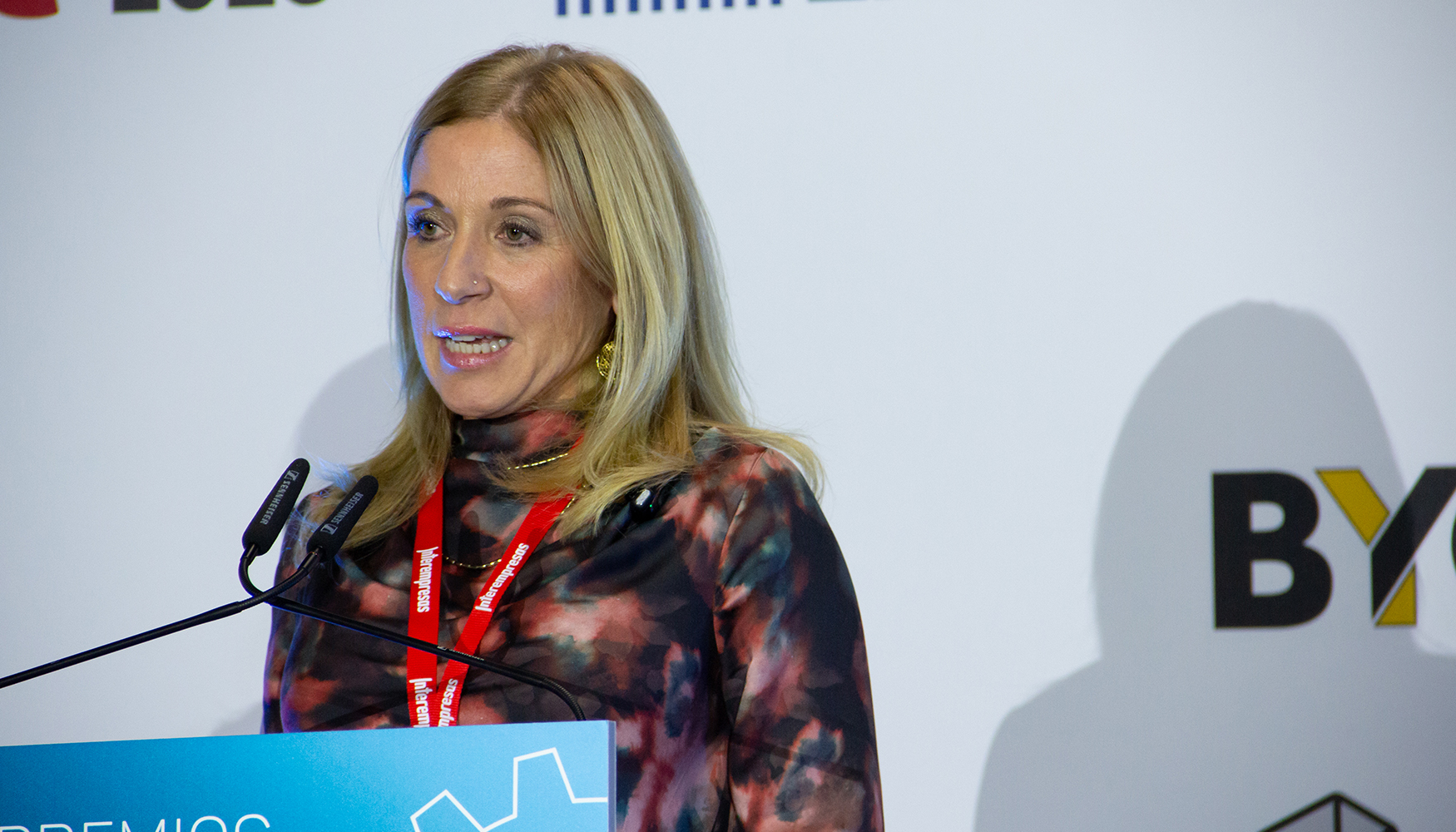 Nuria Rozas, fundadora de Desafo ELA, ofreci el momento ms especial de la noche