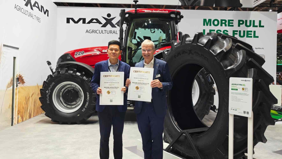 Harry Wang, General Manager de Maxam Europe, y Prof. Till Meinel, vicepresidente de la DLG