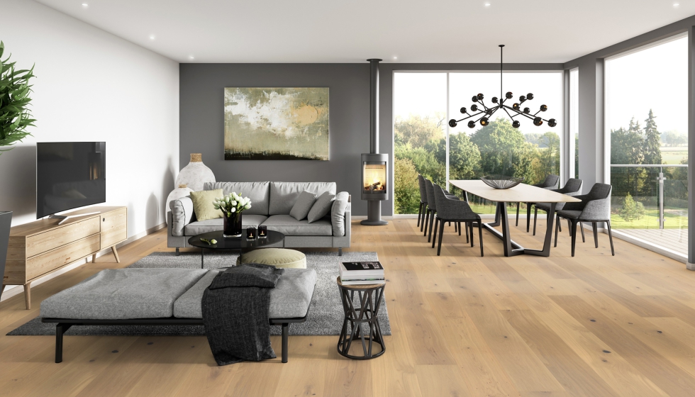 Naturholz Parquet Roble Brera 2390 x 250 x 14 mm