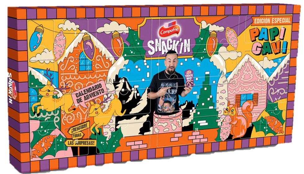 Foto de El packaging se convierte en experiencia: SNACKIN lanza su calendario de adviento