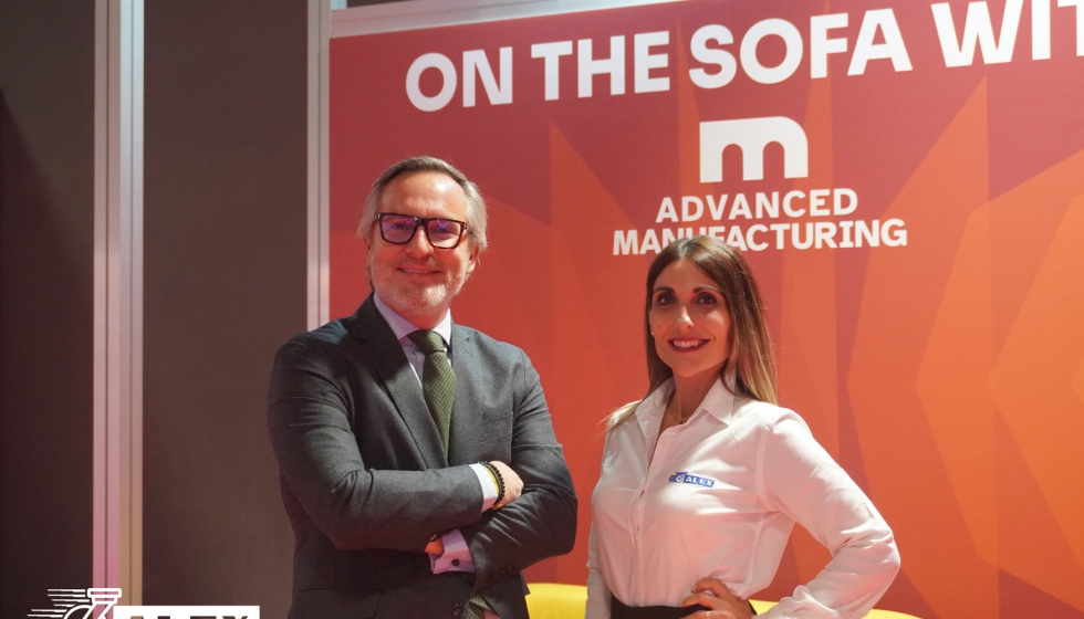 Caterina Osuna, directora de Marketing y Comunicacin de Ruedas Alex, y scar Barranco, director de Easyfairs Espaa y Portugal...