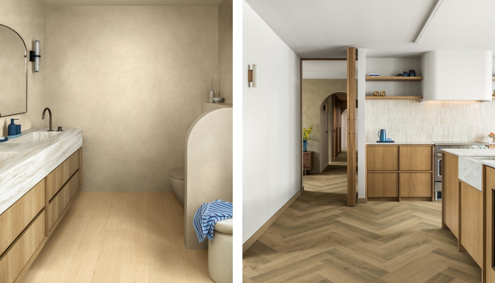 Totalmente resistentes al agua, los laminados Quick-Step son aptos para cualquier espacio del hogar, incluidas cocinas y baos...