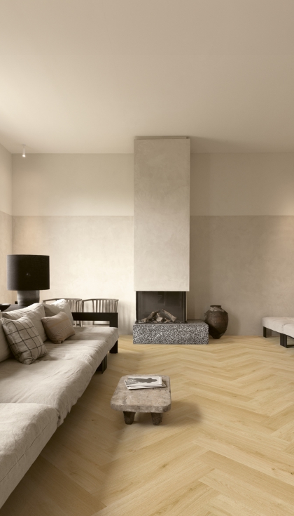 La nueva gama Impressive Design presenta hasta 56 diseos diferentes por cada referencia, lo que hace que no se pueda distinguir de la madera real...