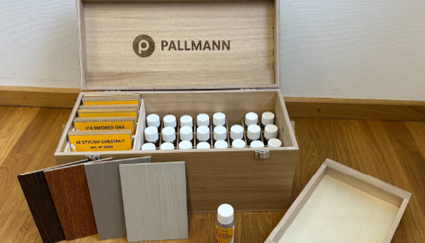Con Pallmann Color Collection, Pallmann ofrece una gama de 24 concentrados de color al aceite