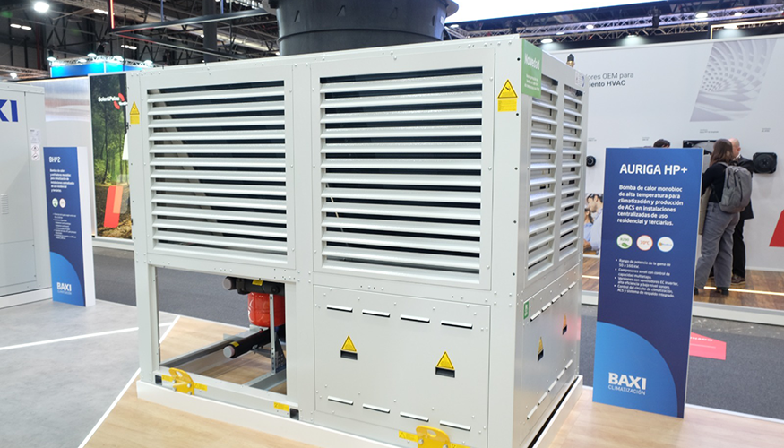 Auriga HP+, bomba de calor de alta temperatura y mxima eficiencia, que trabaja con R290