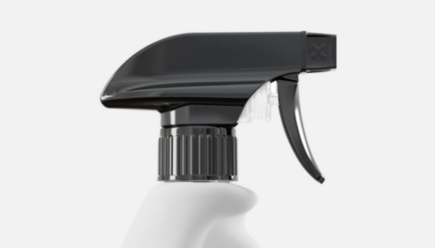 El gatillo incorpora diferentes boquillas y opciones de seguridad para adaptarse a m�ltiples aplicaciones de limpieza dom�stica...