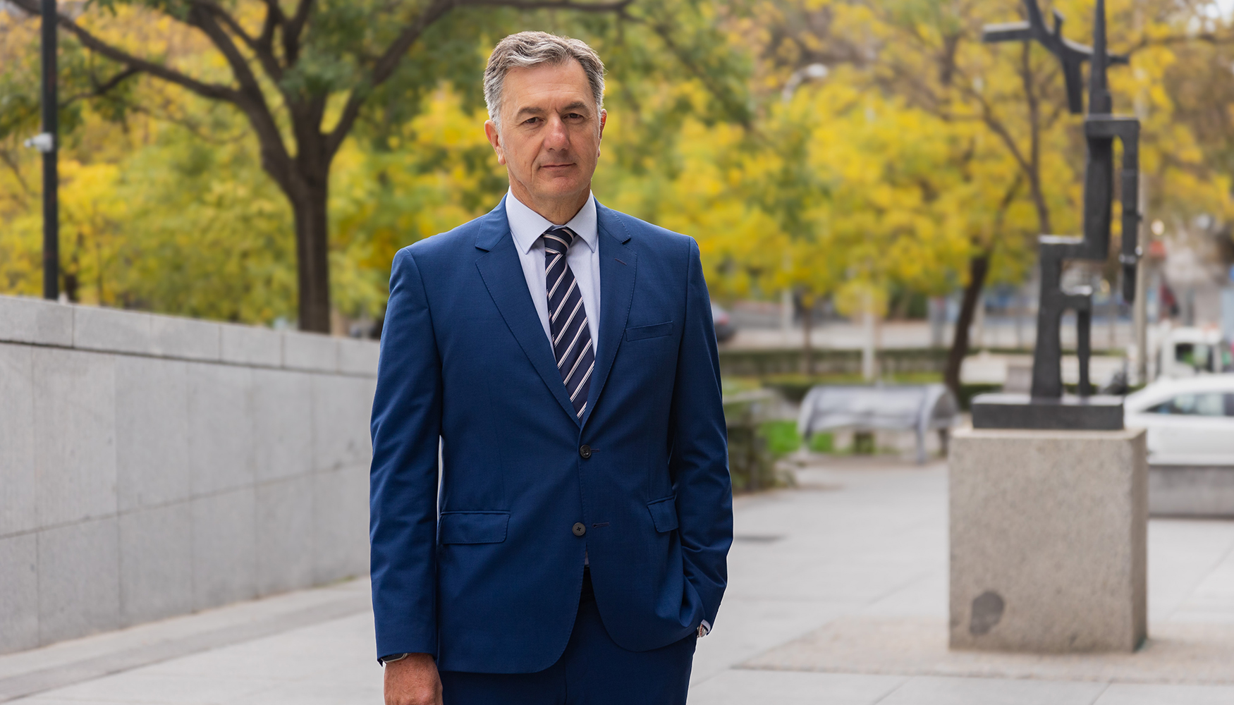 Francisco Gonz�lez, director general de Eiffage Construcci�n