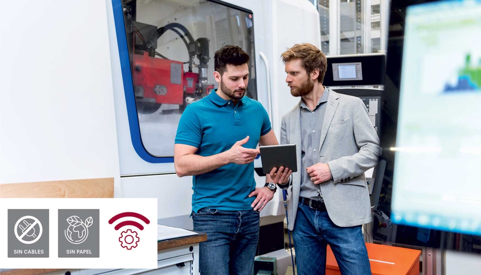 El enlace online con las tronzadoras permite un trabajo altamente preciso, sin interrupciones