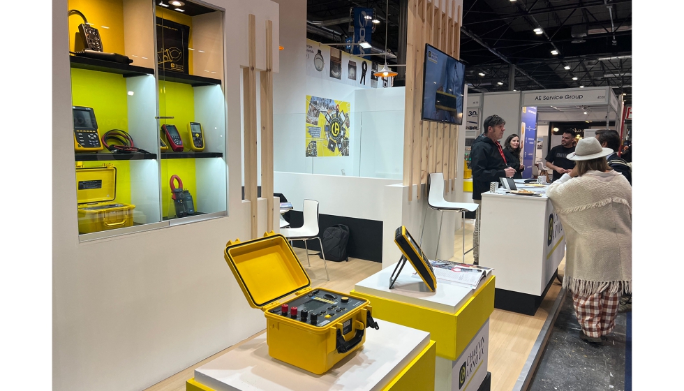 El analizador de potencia y energa CA 8345 Clase A fue uno de los equipos destacados del stand