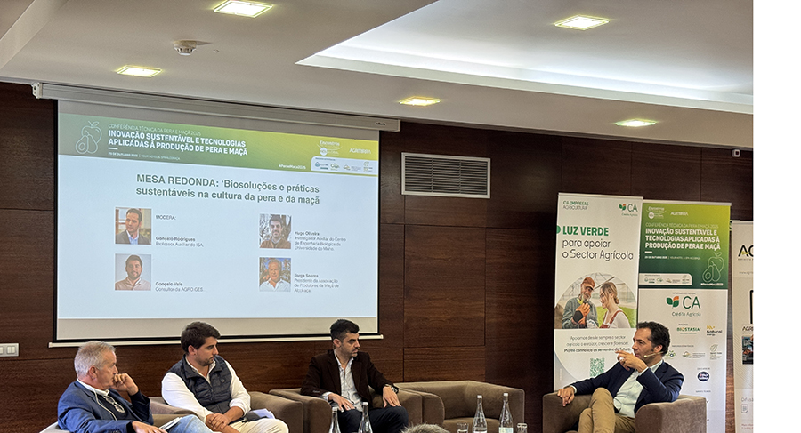 Foto de Mesa Redonda �Biosolu��es e pr�ticas sustent�veis na cultura da pera e ma��