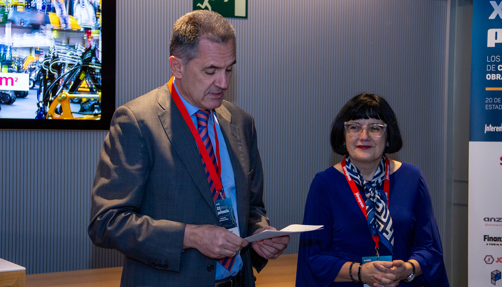 Luis Fueyo, director de Smopyc 2026, y Ana Hernndez, directora adjunta de Feria de Zaragoza