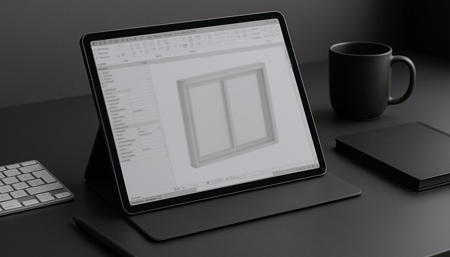 Los sistemas de aluminio de RCN Minimalist Windows han sido digitalizados en formato BIM...